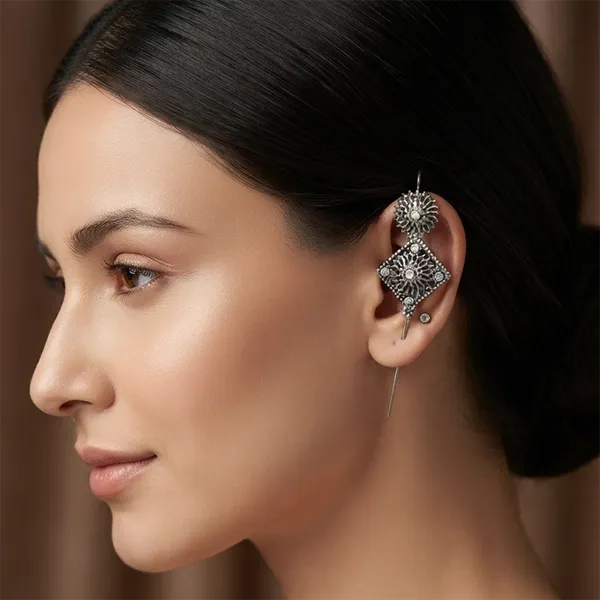 The99jewel_Oxidised_Plated_Square_Ear_Cuff_Oxidised