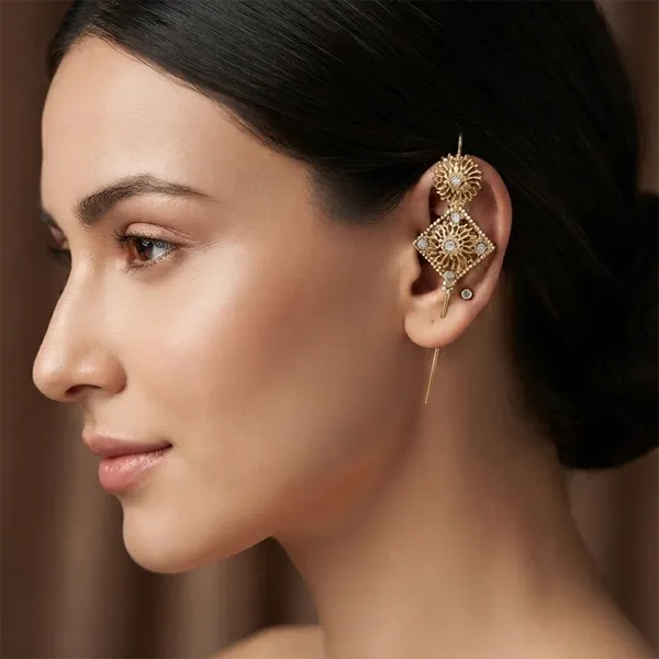 The99jewel_Gold_Plated_Square_Ear_Cuff_Gold