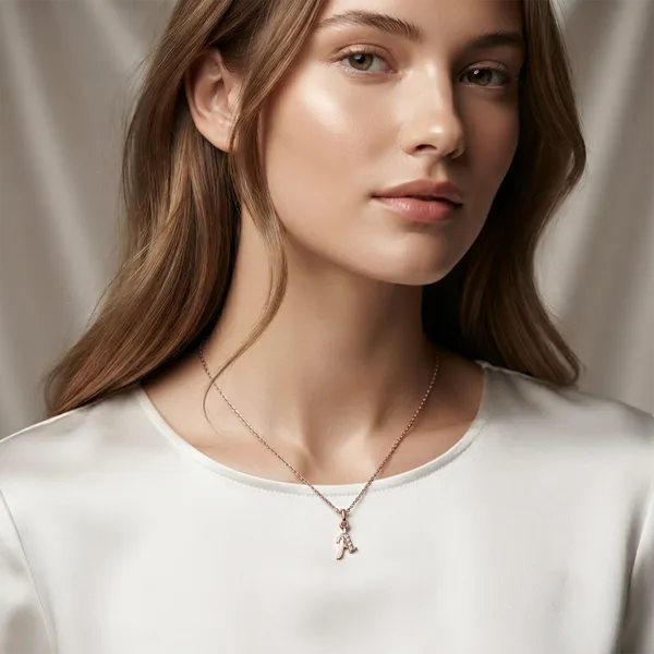 The99jewel_Rose_Gold_Plated_Letter_A_Initial_Chain_Pendant_With_Austrian_Stone_Rose_Gold