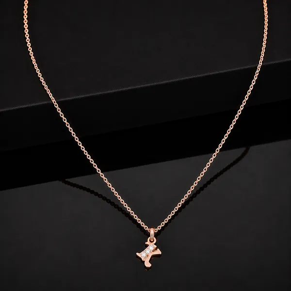 The99jewel_Rose_Gold_Plated_Letter_K_Initial_Chain_Pendant_With_Austrian_Stone_Rose_Gold