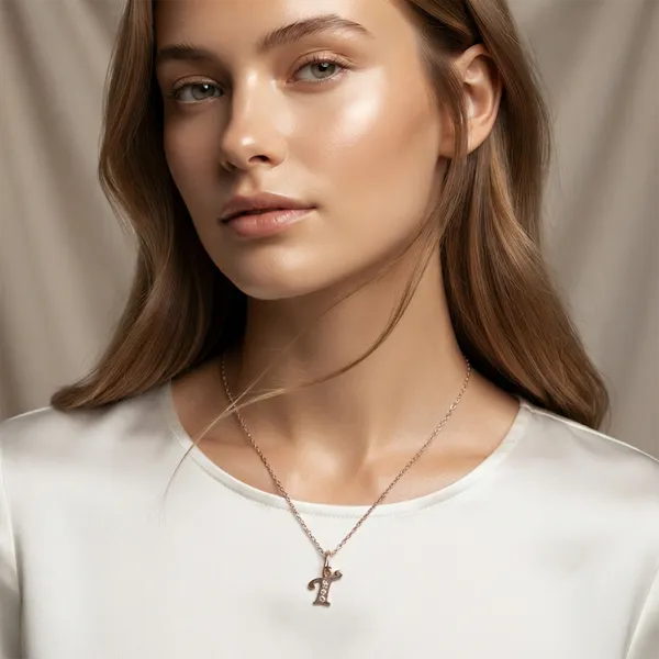 The99jewel_Rose_Gold_Plated_Letter_T_Initial_Chain_Pendant_With_Austrian_Stone_Rose_Gold