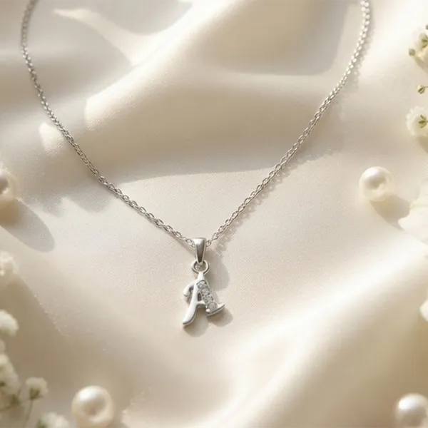 The99jewel_Silver_Plated_Letter_A_Initial_Chain_Pendant_With_Austrian_Stone_Silver