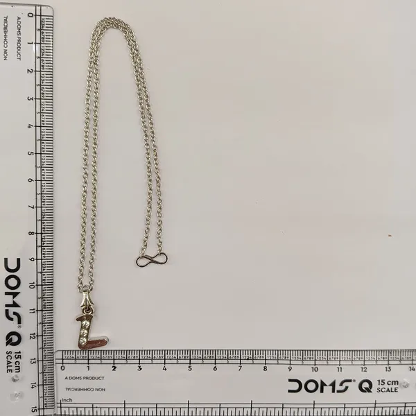 The99jewel_Silver_Plated_Letter_L_Initial_Chain_Pendant_With_Austrian_Stone_Silver