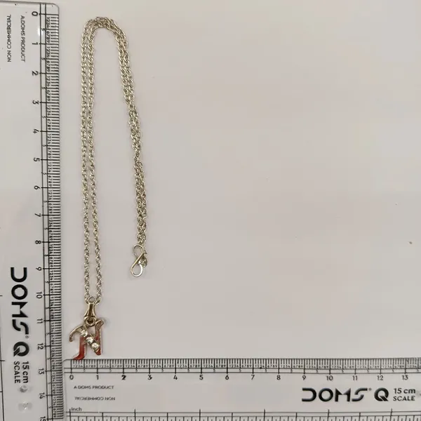 The99jewel_Silver_Plated_Letter_N_Initial_Chain_Pendant_With_Austrian_Stone_Silver