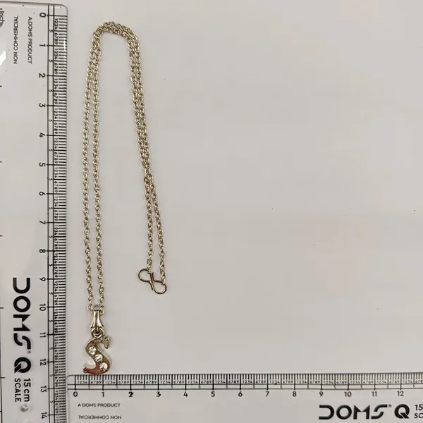 The99jewel_Silver_Plated_Letter_S_Initial_Chain_Pendant_With_Austrian_Stone_Silver