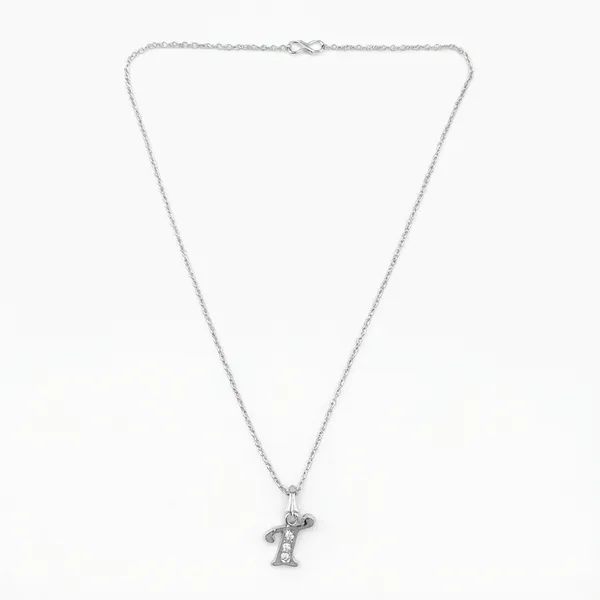 The99jewel_Silver_Plated_Letter_T_Initial_Chain_Pendant_With_Austrian_Stone_Silver