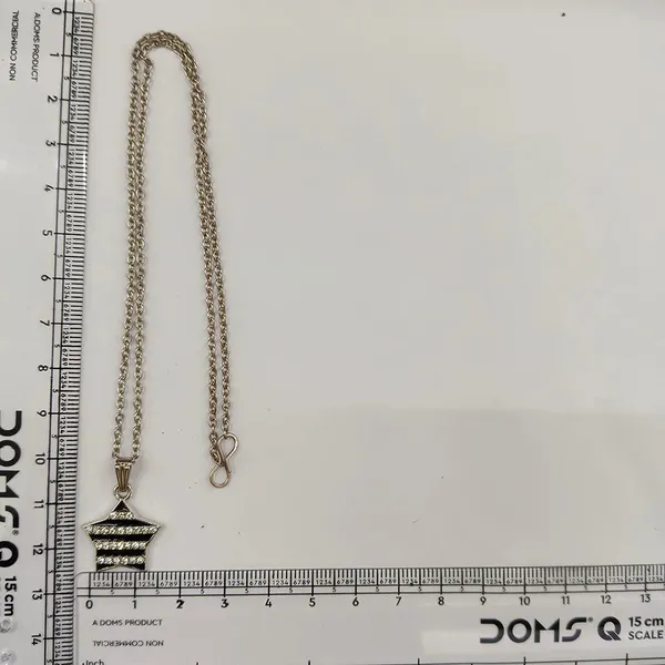 The99jewel_Fashion_Silver_Plated_Austrian_Stone_Star_Shape_Chain_Pendant_Black
