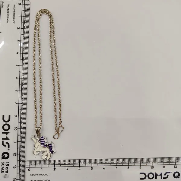 The99jewel_Stylish_Austrian_Stone_Silver_Plated_Unicorn_Shape_Chain_Pendant_Purple