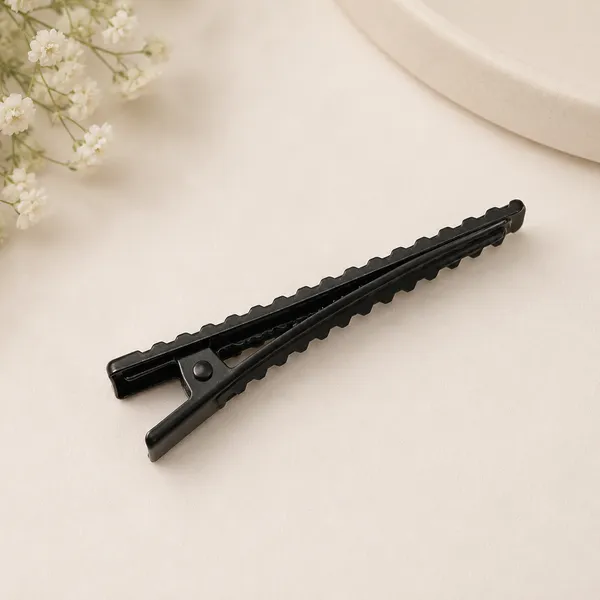 The99jewel_Set_Of_4_Black_Matte_Crystal_Hair_Clips_For_Women_Girls_Stylish_Snap_Hair_Pins_Black