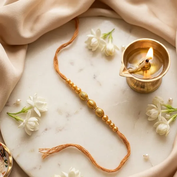The99jewel_Handmade_Rakhi_For_Bhai_Traditional_Stylish_Raksha_Bandhan_Thread_Brown