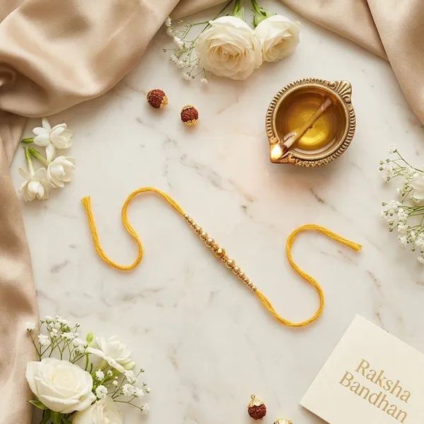 The99jewel_Handcrafted_Rakhi_For_Brother_Premium_Festive_Rakhi_Thread_Yellow