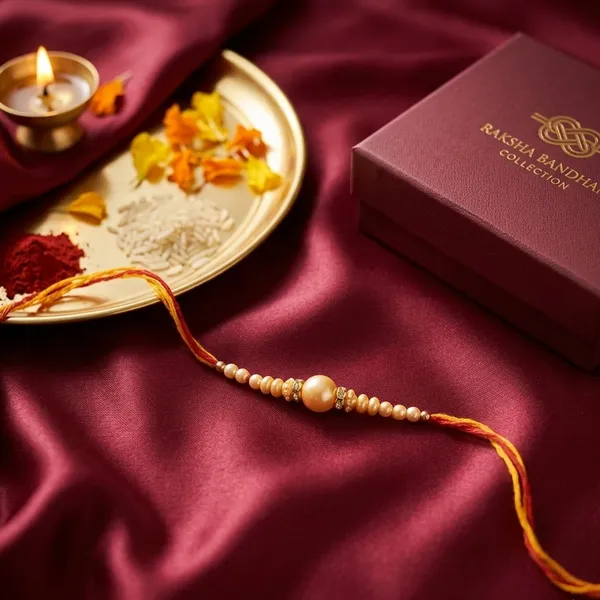 The99jewel_Handcrafted_Rakhi_For_Brother_Premium_Festive_Rakhi_Thread_White