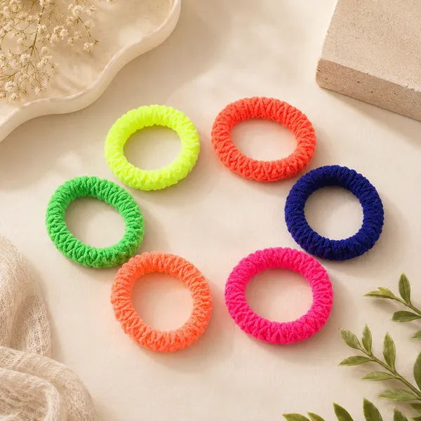 The99jewel_Set_Of_6_Multicolor_Thick_Knit_Hair_Rubber_Bands_For_Women_Girls_Multi