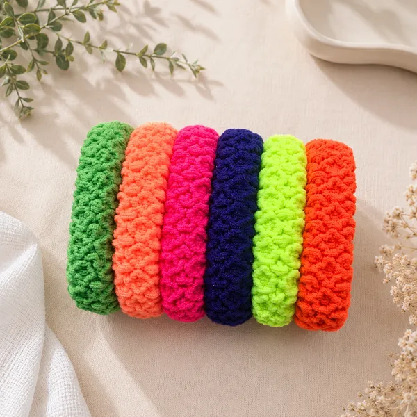 The99jewel_Set_Of_6_Multicolor_Thick_Knit_Hair_Rubber_Bands_For_Women_Girls_Multi