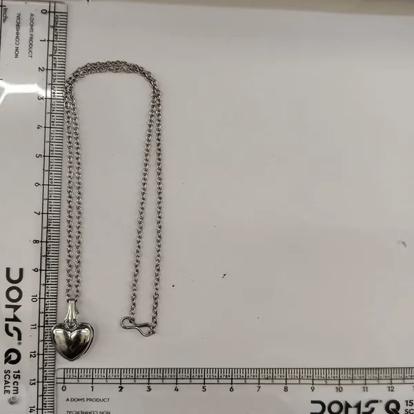 The99jewel_Trendy_Silver_Plated_Heart_Shape_Pendant_Chain_For_Women_Silver
