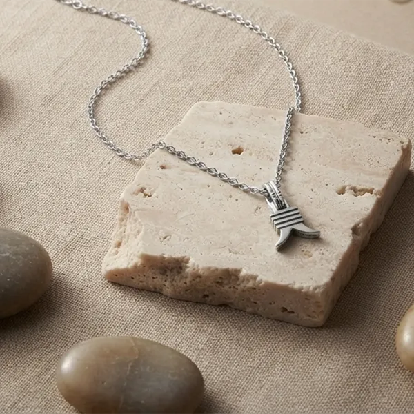 The99jewel_Trendy_Silver_Plated_Pendant_Chain_For_Women_Silver