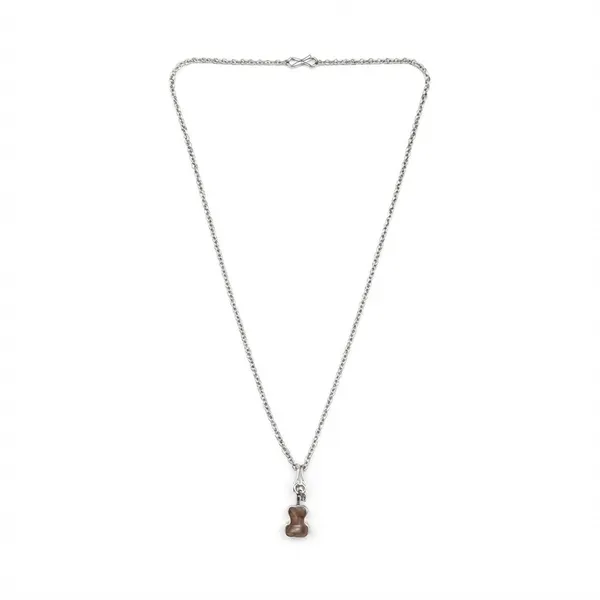 The99jewel_Modern_Silver_Plated_Guitar_Shape_Pendant_Chain_For_Women_Silver
