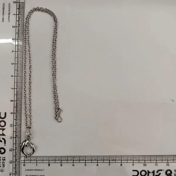 The99jewel_Casual_Silver_Plated_Dolphin_Shape_Pendant_Chain_For_Women_Silver