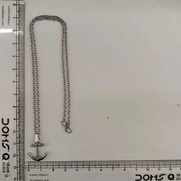 The99jewel_Casual_Silver_Plated_Anchor_Shape_Pendant_Chain_For_Women_Silver