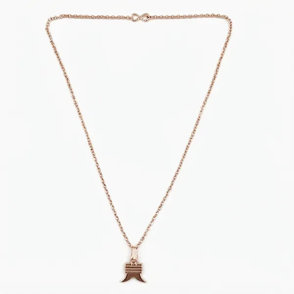The99jewel_Trendy_Rose_Gold_Plated_Pendant_Chain_For_Women_Rose_Gold