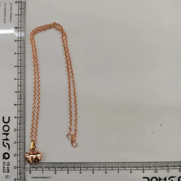 The99jewel_Modern_Rose_Gold_Plated_Heart_Shape_Pendant_Chain_For_Women_Rose_Gold