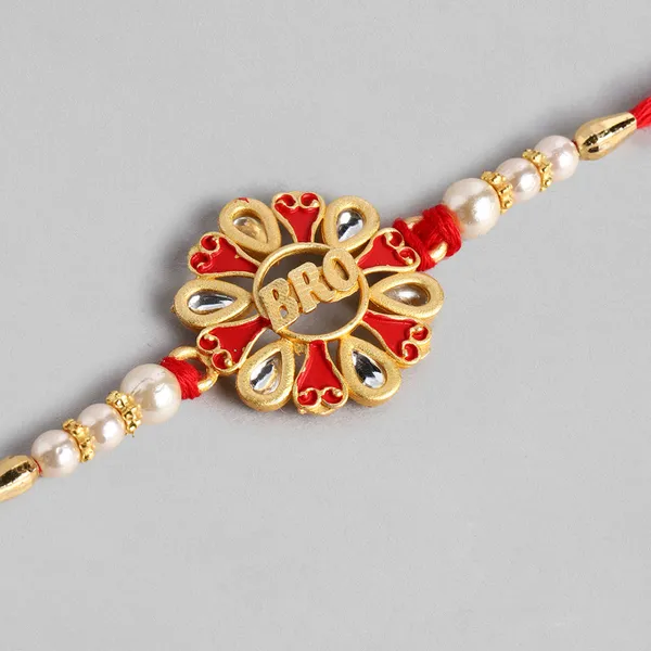 The99jewel_Traditional_Meenakari_Rakhi_For_Brother_Premium_Raksha_Bandhan_Rakhi_Red
