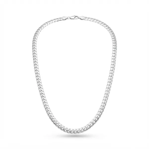 The99jewel_Trendy_Rope_Chain_Necklace_For_Men_Contemporary_Fashion_Accessory_Silver