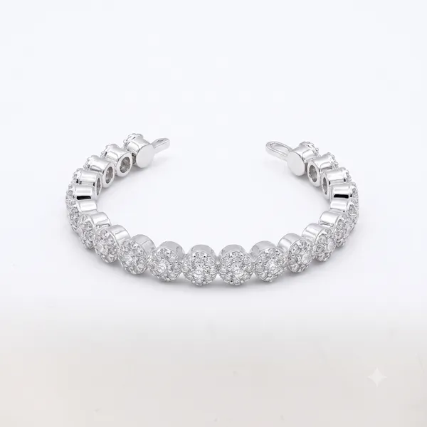 The99jewel_Modern_Crystal_Stone_Statement_Bracelet_For_Women_Silver