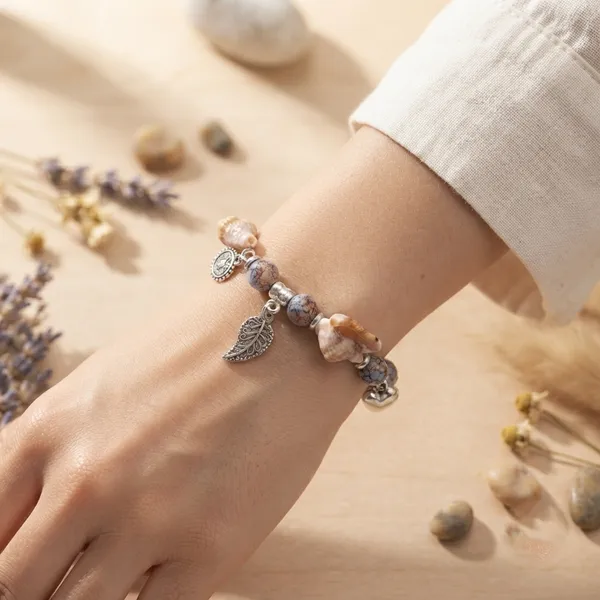 The99jewel_Boho_Beach_Style_Seashell_Bracelet_For_Women_Girls_Blue