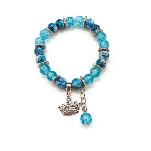 The99jewel_Stylish_Designer_Crackle_Glass_Crystal_Bead_Bracelet_With_Charm_For_Women_Blue