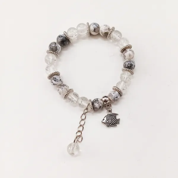 The99jewel_Stylish_Designer_Crackle_Glass_Crystal_Bead_Bracelet_With_Charm_For_Women_Grey