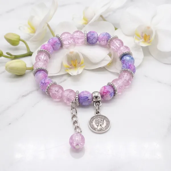 The99jewel_Stylish_Designer_Crackle_Glass_Crystal_Bead_Bracelet_With_Charm_For_Women_Purple