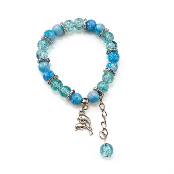 The99jewel_Stylish_Designer_Crackle_Glass_Crystal_Bead_Bracelet_With_Charm_For_Women_Blue