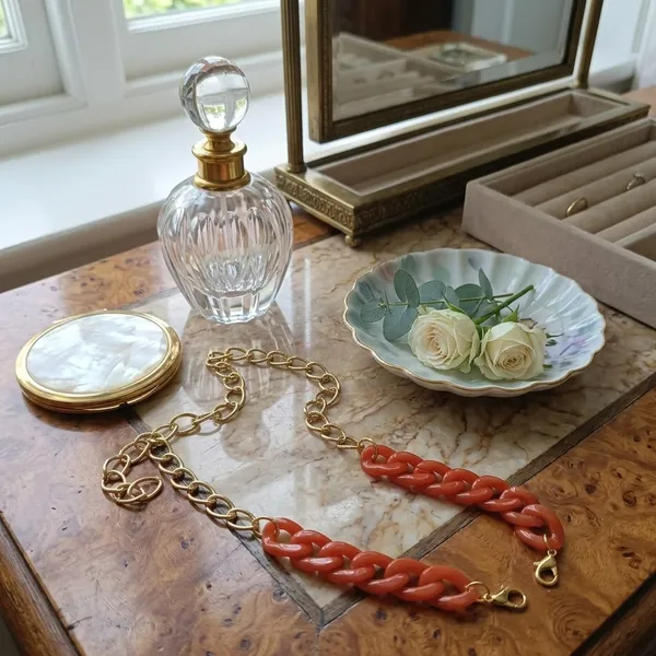 The99jewel_Designer_Spectacle_Chain_For_Women_Stylish_Glasses_Holder_Orange
