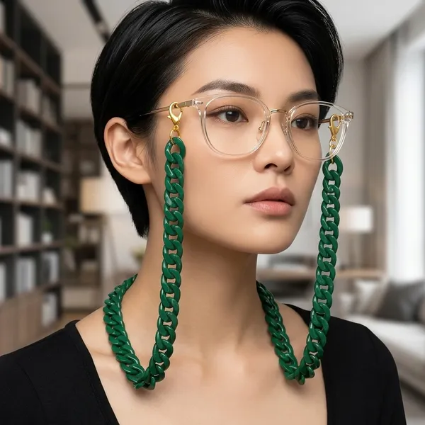 The99jewel_Fashion_Eyeglasses_Cord_Stylish_Spectacle_Chain_For_Women_Green