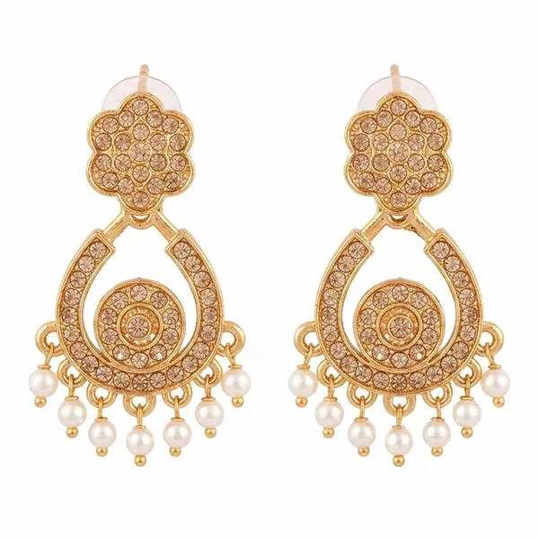 The99jewel_Designer_Stone_Pearl_Chandelier_Earrings_For_Women_Gold