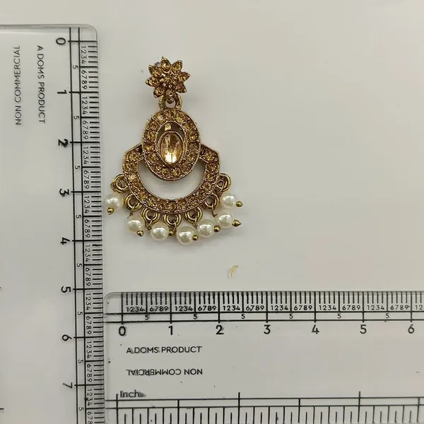 The99jewel_Designer_Stone_Pearl_Chandelier_Earrings_For_Women_Gold