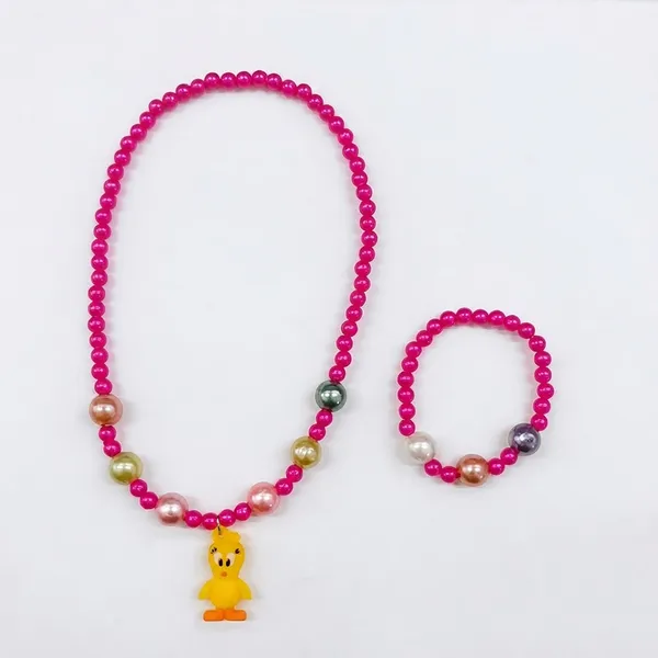 The99jewel_Pearl_Necklace_And_Bracelet_Set_For_Girls_Cute_Kids_Fashion_Jewellery_Set_White