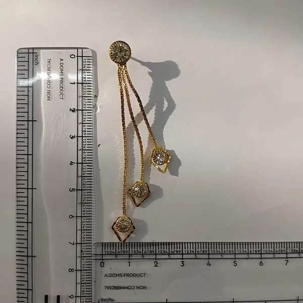 The99jewel_Magnificent_Gold_Plated_Crystal_Stone_Dangler_Earrings_For_Women_Gold