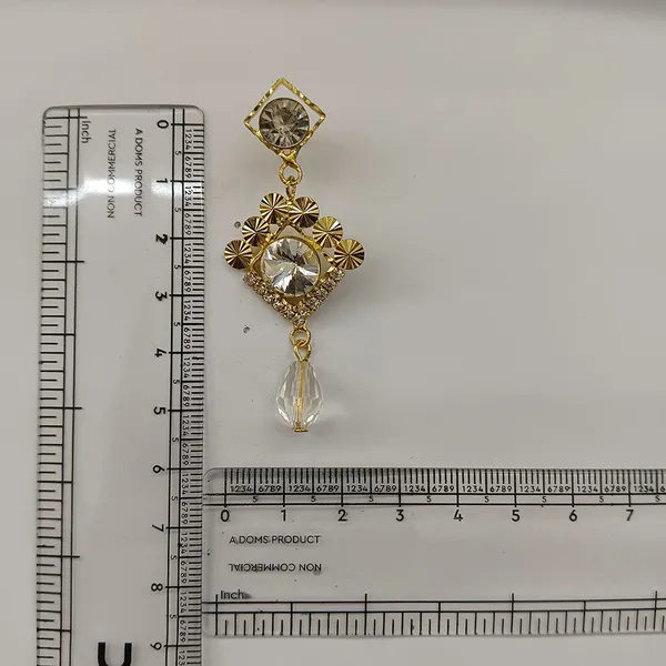 The99jewel_Magnificent_Gold_Plated_Crystal_Stone_Dangler_Earrings_For_Women_Gold