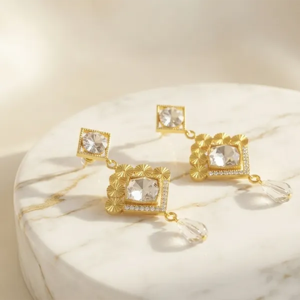 The99jewel_Magnificent_Gold_Plated_Crystal_Stone_Dangler_Earrings_For_Women_Gold