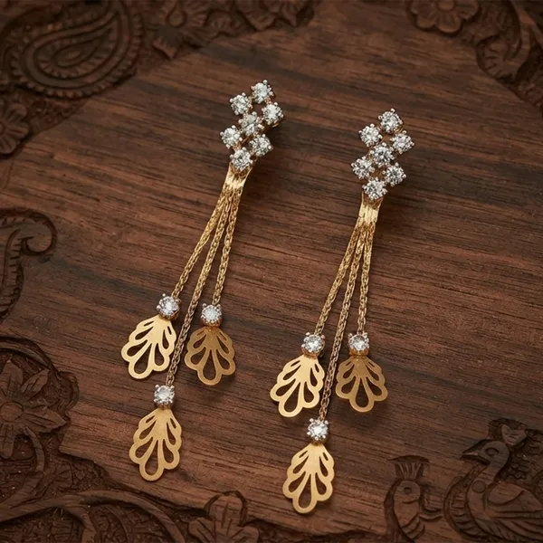 The99jewel_Magnificent_Gold_Plated_Crystal_Stone_Dangler_Earrings_For_Women_Gold