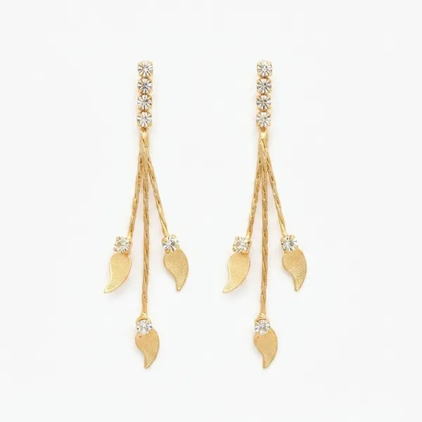 The99jewel_Magnificent_Gold_Plated_Crystal_Stone_Dangler_Earrings_For_Women_Gold