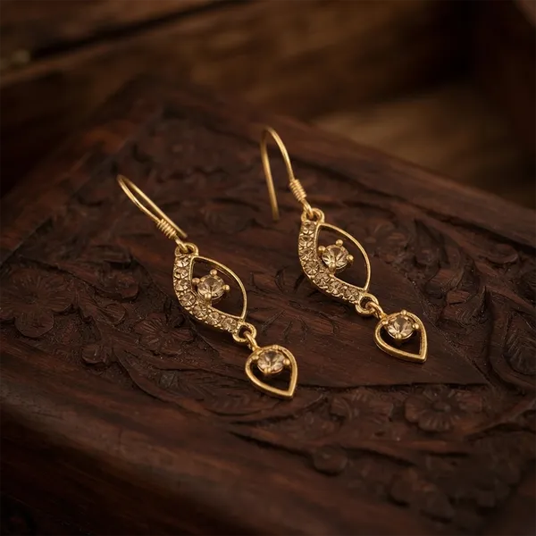The99jewel_Magnificent_Gold_Plated_Crystal_Stone_Dangler_Earrings_For_Women_Gold