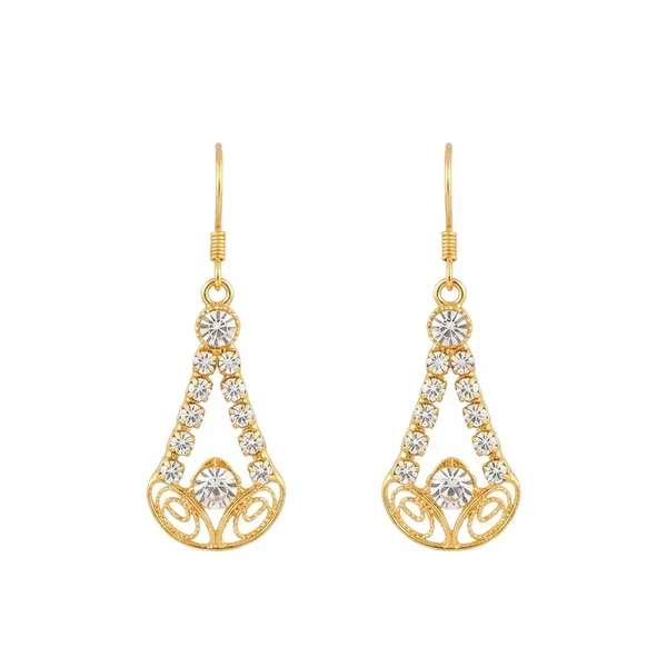 The99jewel_Magnificent_Gold_Plated_Crystal_Stone_Dangler_Earrings_For_Women_Gold