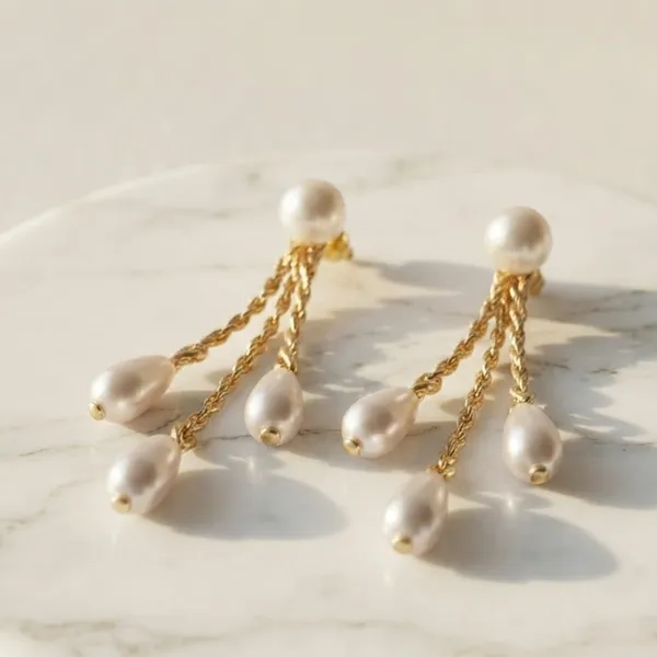 The99jewel_Magnificent_Gold_Plated_Pearl_Dangler_Earrings_For_Women_Gold