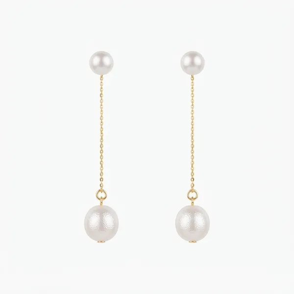 The99jewel_Magnificent_Gold_Plated_Pearl_Dangler_Earrings_For_Women_Gold