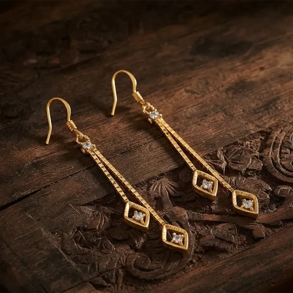 The99jewel_Magnificent_Gold_Plated_Crystal_Stone_Dangler_Earrings_For_Women_Gold