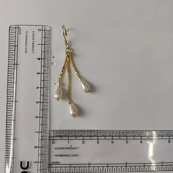 The99jewel_Magnificent_Gold_Plated_Pearl_Dangler_Earrings_For_Women_Gold