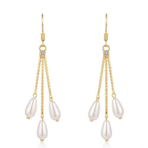 The99jewel_Magnificent_Gold_Plated_Pearl_Dangler_Earrings_For_Women_Gold